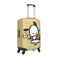 thumbnail image 3 of Cute Anime Cartoon Pochacco Travel Suitcase Protective Cover Trunk Case Washable Elastic Luggage Cover Fits X-Large Suitcase Protector Baggage With Concealed Zipper Gifts, 3 of 5