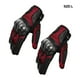 thumbnail image 2 of Soidarity Paquete de 2 guantes para motocicleta, guantes cómodos de malla portátiles, Protector de manos inastillable, deporte antideslizante para Ciclismo Rojo L Soidarity OD027625-02, 2 of 6
