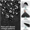 thumbnail image 3 of Black Gothic Moon Card Moth Pattern Kitchen Rugs Sets Of 3,Kitchen Runner Rugs Non Skid Washable,Decorative Kitchen Floor Mats for Kitchen,Sink,Laundry,17"x30"+ 17"x47" + 17"x59", 3 of 6