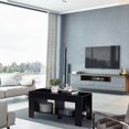 thumbnail image 4 of Costway 2-Tier Wood Coffee Table Sofa Side Table w/ Storage Shelf Living Room, 4 of 5