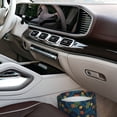 thumbnail image 7 of Wukai Hawaiian Style Print Car Trash Can - Easy to Clean Hanging Garbage Bin - Removable Liner - Leak-Car Garbage Can - Waterproof Trash Can for Car and SUV, 7 of 7