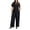 Black Onyx, variant on Women's Plus Size Short-Sleeve Lace Jumpsuit