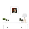 thumbnail image 2 of British School Henry VIII King Portrait 8X8 Inch Square Wooden Framed Wall Art Print Picture with Mount, 2 of 4