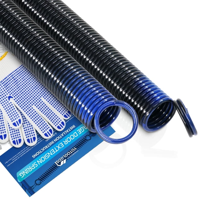 Par de muelles de extensión para puertas de garaje de alta resistencia (63,5 kg) | YoToolGDS