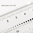 thumbnail image 4 of Película Flexible Regla 16 Pulgadas 0,1mm Escala PET Plástico Plegable Recta Regla Calibración Suave Regla Medición Herramienta para Fábrica, Transparente, 4 of 6