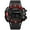 Red, variant on Watch for Men Fashion Men Led Digital Date Military Sport Rubber Quartz Watch Alarm Men's Wrist Watches Black