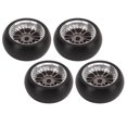 thumbnail image 2 of RC Drift Tire, Easy Installation Disassembly High Abrasion Resistance Environmentally Friendly Sturdy Durable RC Tires  For 1/28 RC Car, 2 of 8