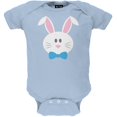 thumbnail image 1 of Bunny Face Blue Baby One Piece, 1 of 1