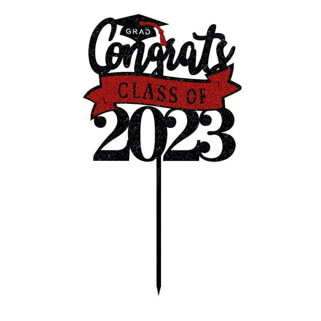 The Class Of 2023 Graduation Party Cake Arrangement Tools Party Cake Insert Decoration
