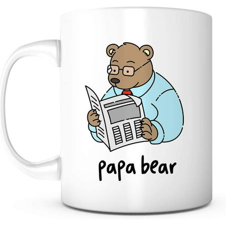 

Papa Bear-Father‘s Day Mug Funny Coffee Mug Quotes Sayings for Dad Father in Law Mug Birthday Present from Son/Daughter Ceramic 11OZ Tea Mug Dad Mug
