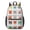 Cat Head and, variant on Space Cat and Planet Black Pattern 17" School Backpacks for Teens,Waterproof Oxford Fabric,S-Shape Padded Straps for School,Travel,Hiking,Camping