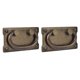 thumbnail image 1 of 2x El Del Gabinete De Estilo Tira D Baoblaze Tirador de anillo de gabinete, 1 of 7