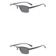 thumbnail image 2 of Gafas de Sol de Media Montura para Hombre con Dioptrías Antideslizante Estilo Vintage Qarigey, 2 of 6