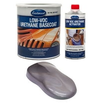 Eastwood 4:1 Chop Top Silver Metallic 2K Basecoat and Activator Automotive Spray Paint Kit Makes 5 Sprayable Quarts