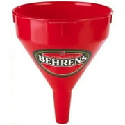 Behrens 212F Funnel, 2 Quart Capacity, Plastic, Red, 8-3/4 inch Height, Each