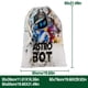 thumbnail image 3 of Astro Bot Bolsa de regalo con cierre de cinta navideño para decoración de Navidad, 20 cm × 31 cm., 3 of 6