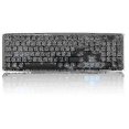 thumbnail image 4 of Teclado de enchufe impermeable con cable ultrafino de 104 teclas para oficina de juegos de PC, 4 of 4