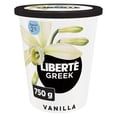 thumbnail image 1 of Liberté Grec Yogourt 2%, Vanille, Teneur Élevée En Protéines, 750Gr, 1 of 7