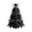 J003- C, variant on Handmade Holiday Table Decor Kit, Diy Halloween Quilted Fabric Tree Kit, Diy Patchwork Kit, Halloween Fabric Tree, No Complicated Tools Needed Layered Spooky Fabric Tree Sewing