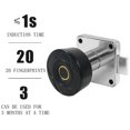 thumbnail image 4 of kurtrusly Smart Fingerprint Drawer Lock for Box Wardrobe Bedroom Locker Home Office Wardrobe Silver 22mm, 4 of 9