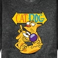 thumbnail image 3 of CatDog - Shh! CatDog - Men's Crew Neck Fleece Pullover, 3 of 6