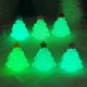 thumbnail image 2 of 60 uds estatua que brilla en la oscuridad árbol pequeño Mini árboles de Navidad de cristal árbol de Navidad brillante miniaturas de Navidad luminosas, 2 of 5