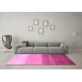thumbnail image 3 of Ahgly Company Indoor Square Abstract Pink Modern Area Rugs, 8' Square, 3 of 4