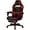 Red, variant on Gymax Massage Gaming Chair Recliner Racing Chair w/ Retractable Footrest White Home