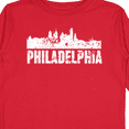 thumbnail image 4 of Inktastic Philadelphia Skyline Grunge Boys or Girls Long Sleeve Toddler T-Shirt, 4 of 5