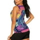 thumbnail image 3 of Balery Hip-Hop DJ Dolphin Camiseta sin mangas estampada ligera para mujer, tops de entrenamiento sin mangas, camisetas de yoga transpirables de secado rápido.-Small, 3 of 7