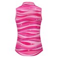 thumbnail image 5 of KHONTS Women's Sleeveless Golf Tops Quarter Zip Graphic Tank Tops Summer Collared Sporty Vest Pink XL, 5 of 5