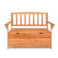 thumbnail image 2 of Ktaxon Garden Storage Bench Deck Box for Patio Storage Garden Tools and Pool Toys - Wood, 2 of 11
