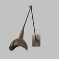 thumbnail image 2 of Single Light Articulated Sconce Mid-Century Modern Stilnovo Style Solid Brass Wall Lamp, 2 of 3