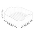 thumbnail image 2 of Panier en Silicone pour Friteuse à Air Chaud Pot en Silicone pour Friteuse à Air Panier de Cuisson avec Poignée Bol Micro-Ondes Accessoires pour Friteuse à Air, 2 of 9