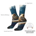 thumbnail image 2 of Yiaed Surfing Guinea Pig Print Great elasticity Crew Socks Sports socks for Men and Women, 2 of 5