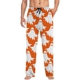 thumbnail image 4 of CONFREE Halloween Pajama Pants for Men Hallowmas Pj Pants for Men Pumpkin Ghost Print Lounge Bottoms Elastic Waist Drawstring Sleepwear With Pockets, 4 of 5