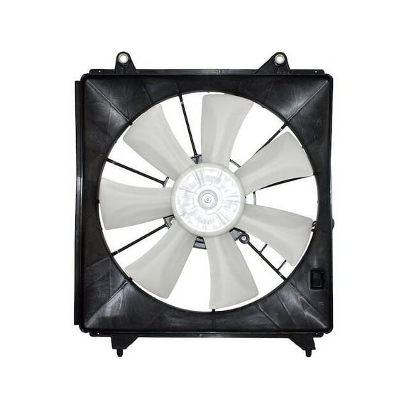 Right A/C Condenser Fan Assembly - Compatible with 2013 - 2016 Honda Accord 2.4L 4-Cylinder Naturally Aspirated DOHC GAS 2014 2015