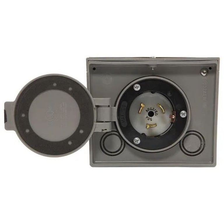 Generator Inlet Cover Power Inlet Generac Flip Lid Cover For Box - Weather Protection For ...