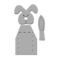 thumbnail image 1 of Primegos Easter Basket Template Reusable Acrylic Rabbit Template Bunny Bag DIY Template for Making Easter Basket Easter Egg Hunt, 1 of 7