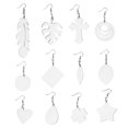 thumbnail image 1 of HLONK 16 Paires de Boucles d'Oreilles à Sublimation avec Crochets de Transfert de Chaleur pour Bricolage, 1 of 6