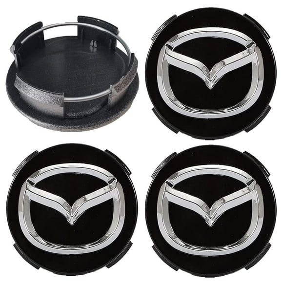 4PCS Set 56mm/2.2 inch Rim Wheel Center Hub Cap Badge Cover Parts