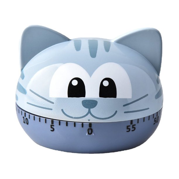Temporizador de cocina manual, temporizador de cocina mecánico de 60 minutos, temporizador de cocina con forma de animal para niños que estudian, contador de horas para cocinar, hornear, fit
