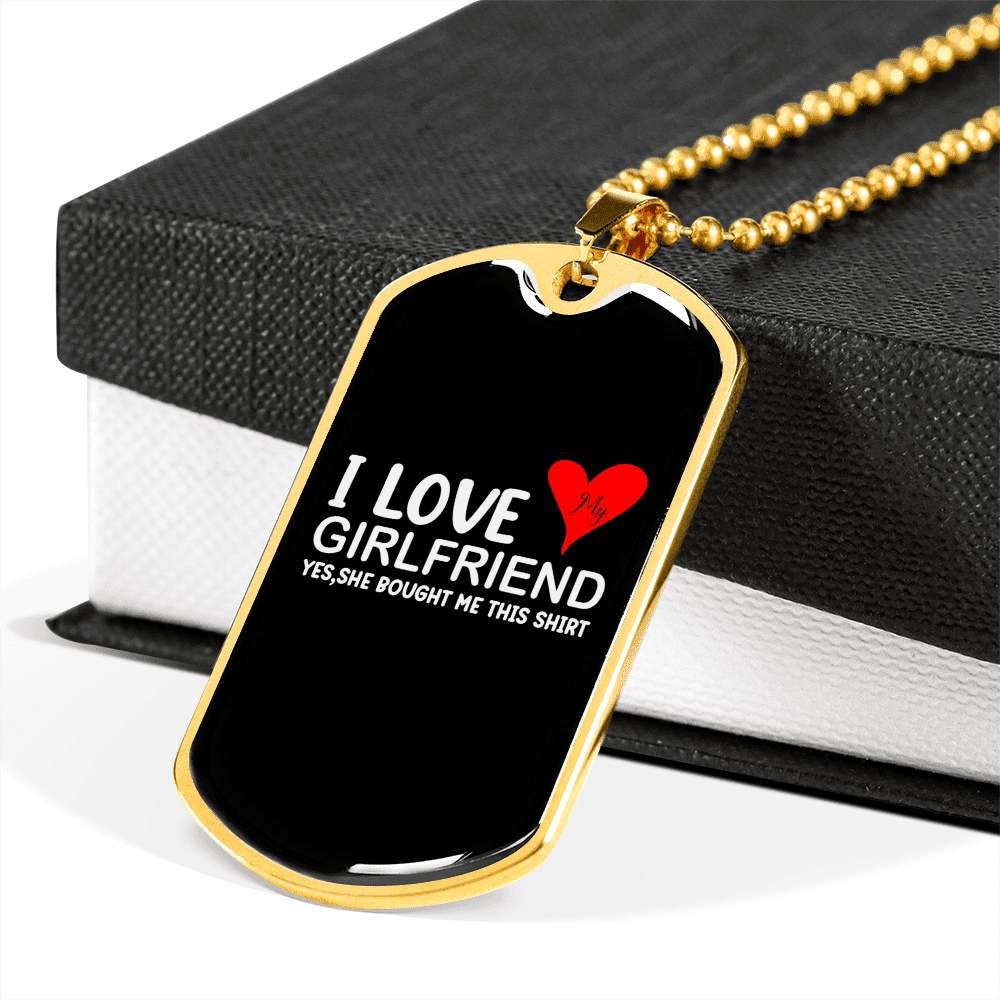 Boyfriend and deals girlfriend dog tags