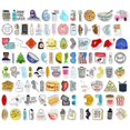 thumbnail image 3 of 100 Pcs Vines Stickers Waterproof PVC Graffiti Sticker DIY Laptop Suitcase Guitar Fridge Bicycle, 3 of 9