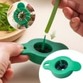 thumbnail image 2 of Stainless Steel Onion Slicer Precision Kitchen Tool with Effortless Pull Design for Fine Cuts, 2 of 9