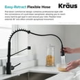 thumbnail image 6 of KRAUS 24-inch 18 Gauge Pax Laundry and Utility Sink Combo Set with Matte Black Bolden 18-inch Kitchen Faucet and Soap Dispenser, 6 of 14