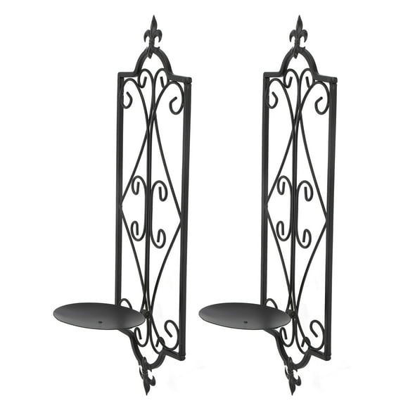 Wall Sconce Candle Holder, Iron Wall Mount Candle Holders  for Living Room