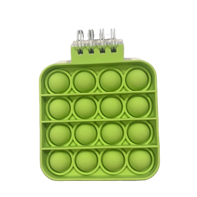 Push Bubble Square Notebook Extrusión De Silicona Suave Bloc De Notas De Burbujas Juguete De Descompresión Methold FN006565-02