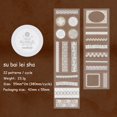 thumbnail image 1 of JIANWU 55mm \ * 200cm Flower Island Lace Series Vintage PET Die Cutting Waste Tape Creativo DIY Diario Scrapbook Decoración Papelería, 1 of 4