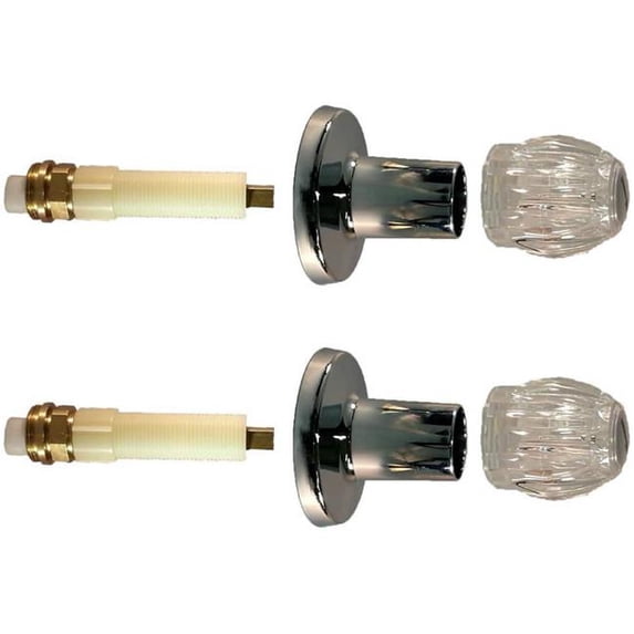 Lincoln Products LIN111880 2-Handle Valve Rebuild Kit for Sterling Faucets in Polished Chrome